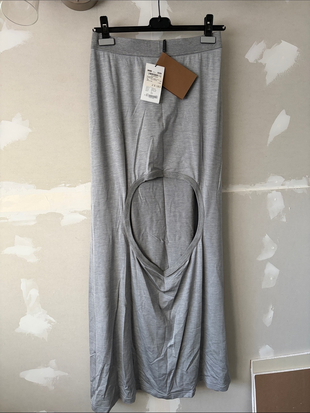 NWT Burberry Runway Step through Skirt with Waistband size Large